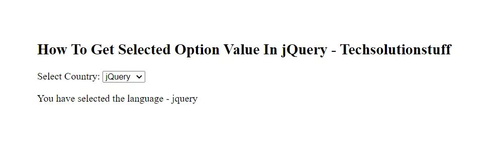 how_to_get_selected_option_value_using_jquery